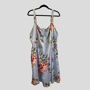 Forever 21 Women’s Floral Mini Blue Dress Size 3X
